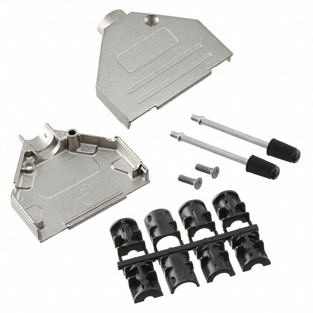 165X02669X Conec  Capots de connecteurs D-Sub en forme de D